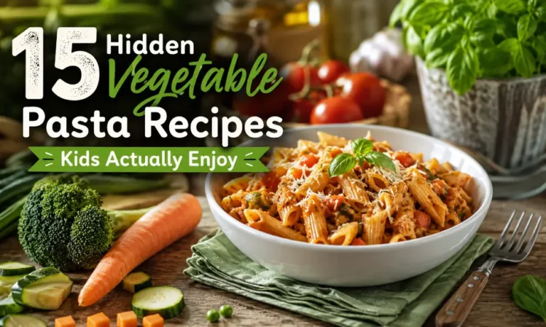 15 Hidden Vegetable Pasta Recipes Kids Actually Enjoy