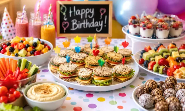 Healthy Birthday Party Foods for Kids