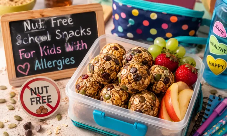 Nut Free School Snacks for Kids with Allergies