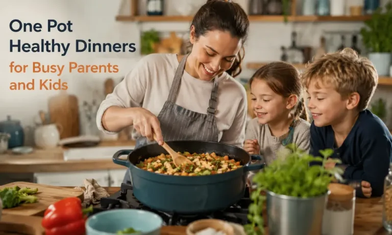 One Pot Healthy Dinners for Busy Parents and Kids