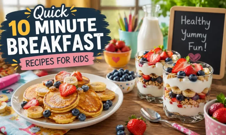 Quick 10 Minute Breakfast Recipes for Kids